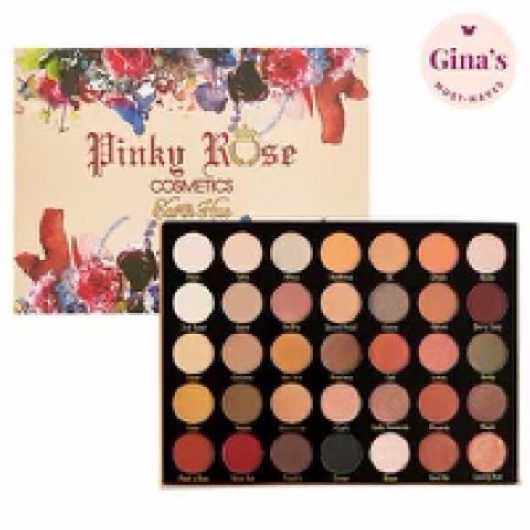 NIB PINKY ROSE COSMETICS Earth Hue 35 Luxury Eyeshadows Palette - Picture 6 of 6